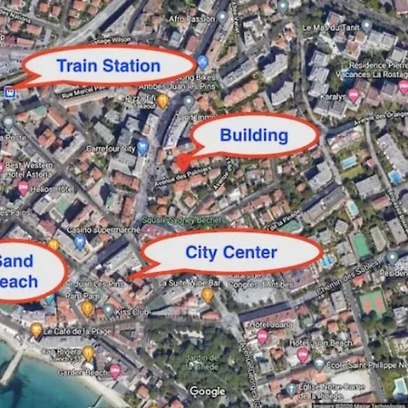Coeur De Juan, Calme, 300m Plages - Easy Check-in Appartement *